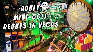 MiniGolf Concept Swingers Las Vegas Makes Its Debut At Mandalay Bay Resort amp Casino [upl. by Suoirrad]