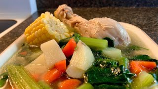 Caldo de pollo con verduras [upl. by Elspeth62]