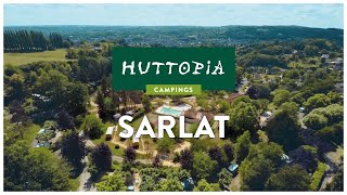 Camping Huttopia Sarlat  Visite virtuelle en Dordogne [upl. by Tut27]