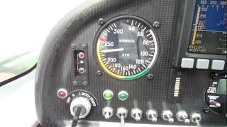 PROMECC SPARVIERO ROTAX 912S CRUISE SPEED 75 POWER MAP 27 RPM 5000 230 KMh IAS 226 KMh DYNON mov [upl. by Aisital]