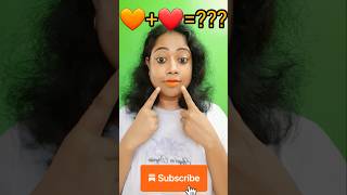 Crazy lipstick mixing technique 🧡❤️ytshorts youtubeshorts trending [upl. by Annahael]