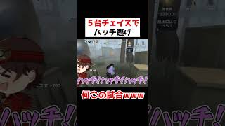 ５台分チェイスしてハッチ逃げもする試合が色々ヤバすぎるｗｗｗｗｗｗ【第五人格】【IdentityV】 [upl. by Llevel]