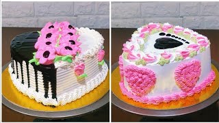 creative cake compilation  satisfying birthday cake decoration  chocolate cake decoration [upl. by Aelyak]