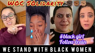 LATINAS defend BLACK WOMEN from Angry Karens blackgirlfollowtrain latinafollowtrain [upl. by Ortrud]