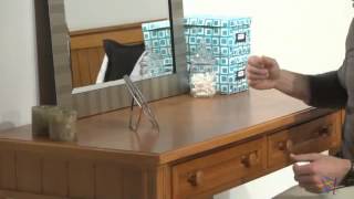 Casey Bedroom Vanity  Honey Maple  Product Review Video [upl. by Limhaj720]