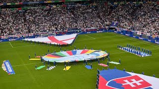 England National Anthem England vs Slovakia EURO2024 [upl. by Bordie]