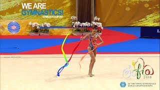 2018 Rhythmic Worlds – Arina’s tough break [upl. by Simonne]