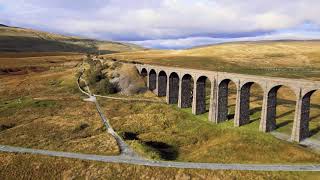 Ribblehead Viaduct Drone Video [upl. by Aralk169]