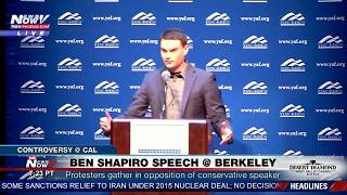 FULL SPEECH Conservative Ben Shapiro Speaks at UC Berkeley Amid Protests FNN [upl. by Anaeg619]