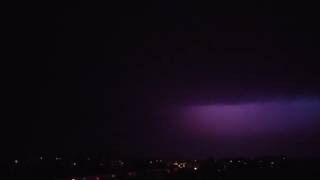 Descarcari electrice orizontale  fara tunete fara ploaie  Bucuresti 18062016 [upl. by Yadroc657]