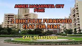 2 bhk Fully Furnished Flat For Rent in Annex city Magarpatta City Pune  Rent 26k [upl. by Armahs539]