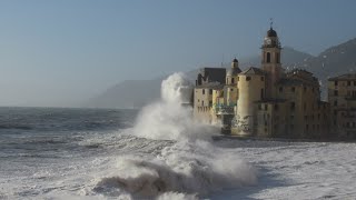 Mareggiata a Recco  Camogli GE 051123 [upl. by Enneicul]