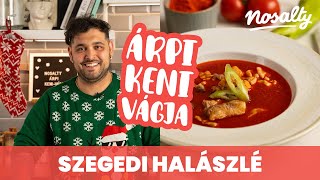 Árpi kenivágja  Szegedi halászlé filézett halakból recept  Nosalty [upl. by Maleki]