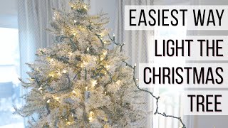 How to Light Your Christmas Tree the EASY WAY [upl. by Ajay714]