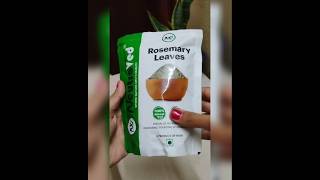 Rosemary leaves honest review Neutraved Rosemary leaves hairfall haircarereview shortsytshorts [upl. by Olecram]