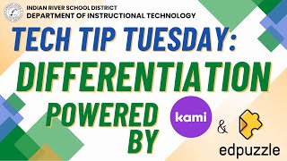 Tech Tip Tuesday Differentiation amp the InClass Flip [upl. by Darelle458]