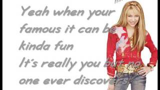 Hannah Montana  The best of both Worlds wLyrics HQ [upl. by Aseeram184]