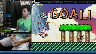 Yoshis Island 100 speedrun in 24132 [upl. by Nosirb]