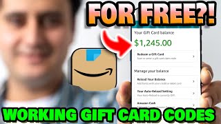 EARN 150 Amazon Gift Card for FREE 💰 NEW Free Amazon Gift Card Codes Method 2024 [upl. by Yarak]