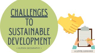 Why is Sustainability challenging Heres why  A Level Geography 2024 [upl. by Stich]