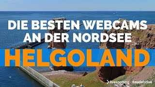 Erlebe die Faszination Helgoland – Webcam von Helgoland mit Düne und Hafen [upl. by Magnuson432]