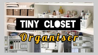 Tiny Closet Organization  Home Decor [upl. by Ayerf]