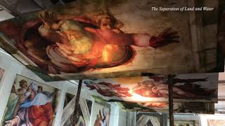 A look inside Michelangelo’s Sistine Chapel The Exhibition [upl. by Suzzy]