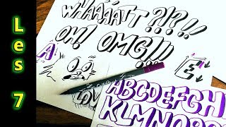 3D DOODLE Handletteren Zo teken je VETTE letters SNEL EN MAKKELIJK [upl. by Ahtilat]