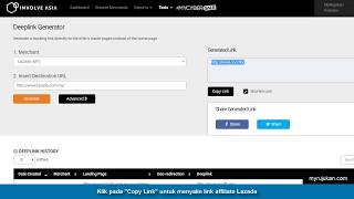 Cara Memasukkan Link Affiliate Involve Asia Ke Dalam Artikel Blog [upl. by Ssalguod]