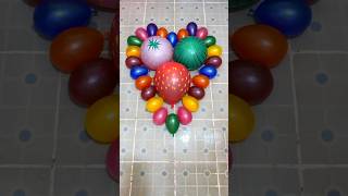 Watermelon Strawberry amp Mini Balloons Create to Beautiful Heart Balloons and Pop Reverse Balloons [upl. by Connors746]