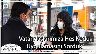 Vatandaşlarımıza “Toplu Taşımada HES Kodu” Uygulamasını Sorduk [upl. by Nwonknu]