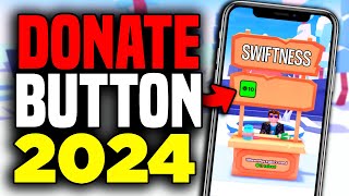 How to Get Donate Button on Pls Donate Mobile 2024  How to Make Gamepass in Pls Donate Mobile [upl. by Rosse]