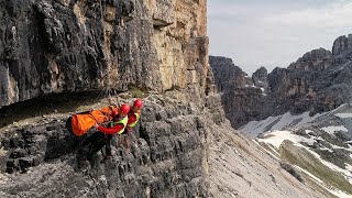 Soccorso Alpino – esercitazione alle Tre Cime di Lavaredo [upl. by Annahtur]