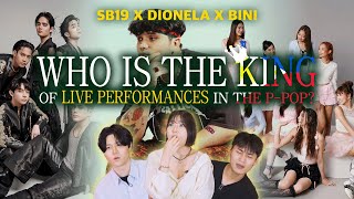 Who is the best live singer from the PPOP according to Koreans  SB19 VS DIONELA VS BINI 🇵🇭 [upl. by Ner231]