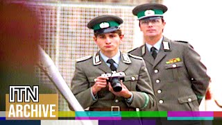 Last Days of East Berlin Tense Footage of Protests at Checkpoint Charlie and Berlin Wall 1989 [upl. by Akimak]