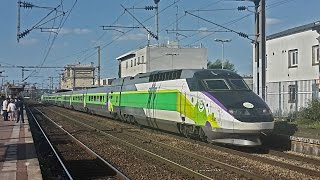 TERRY87392 Trains Sncf 20162017  TGV RER TER Intercités Ouigo Thalys Eurostar Izy [upl. by Brandy]