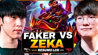 T1 vs HLE A HISTÓRIA FOI FEITA  RESUMO LCK PLAYOFFS  ILHA DAS LENDAS [upl. by Kessler]