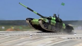 Video shows new Russian tank in action [upl. by Jolenta]