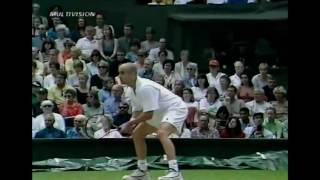 1999 Wimbledon Sampras vs Agassi [upl. by Haniraz]