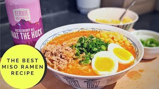 The BEST Miso Ramen Recipe  The Tipsy Cookery [upl. by Solokin962]