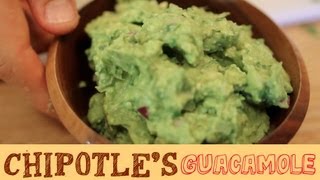 Chipotles Creamy Guacamole Recipe  Glorious Trick To Open Avocado without a Knife [upl. by Sirc]