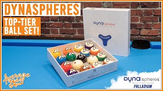 Dynaspheres TopTier Pool Ball Set  Dynaspheres Palladium Platinum Full Review [upl. by Binnie374]