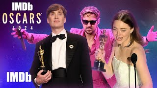 Best Moments from the 2024 Oscars  IMDb [upl. by Hortensia]