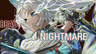 Nightcore  Beautiful Nightmare Alan Walker feat Bludnymph Hiago Lopez Remix Lyrics [upl. by Mirabel818]