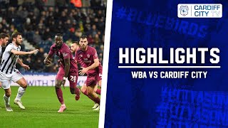 HIGHLIGHTS  WBA vs CARDIFF CITY [upl. by Yrroc]