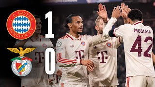 Bayern beat Benfica with Musiala header  Highlights Champions League [upl. by Oidgime]