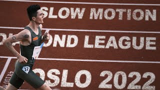 Diamond League in Slow Motion  Oslo Bislett Games 2022 [upl. by Maillij]