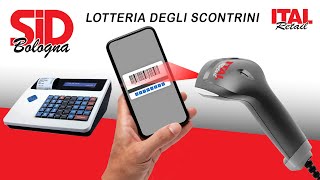 LOTTERIA DEGLI SCONTRINI REGISTRATORE NICE CON BARCODE SCANNER [upl. by Ardnuek]