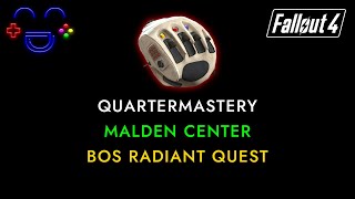 Quartermastery Quest  Malden Center  Fallout 4 Guide [upl. by Reahard]