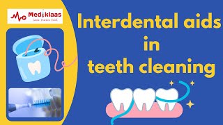 Interdental aids in teeth cleaning I Dental floss interdental brush I Periodontics [upl. by Sorce]